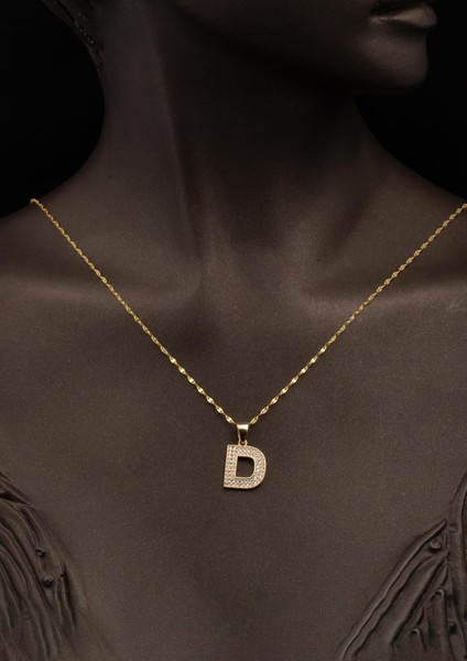 14 Ayar Altın D Harfi Kolye fiyatları