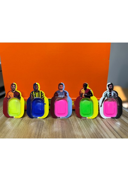 Futbolcu Mini Slime 5 Adet