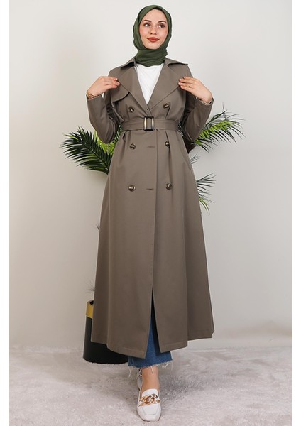 Mari Trençkot Haki modelleri