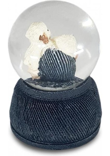 Siyah Yavru Köpekleri Minik Kar Küresi ile Şık ve Sevimli Dekorasyon Parçası fiyatları