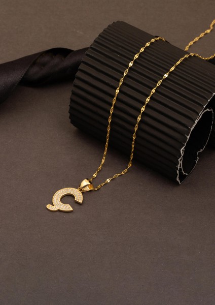 Ç Harfi Altın Kolye 14 Ayar fırsatları