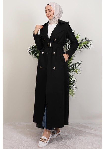 Mari Trençkot Siyah fiyatları