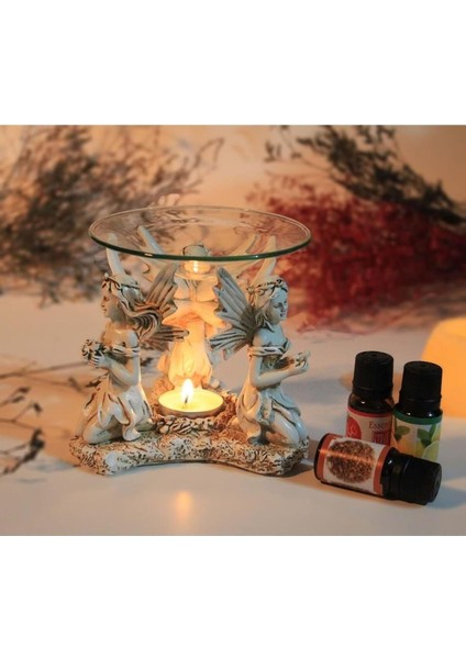 Şirin Melekli Polyester Buhurdanlık, Dekoratif ve Şık Ev Aksesuarı fiyatları