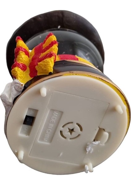 Renkli ve Müzikli Işıklı Şapkalı Cam Kar Küresi, Eşsiz Dekoratif Güzellik modelleri