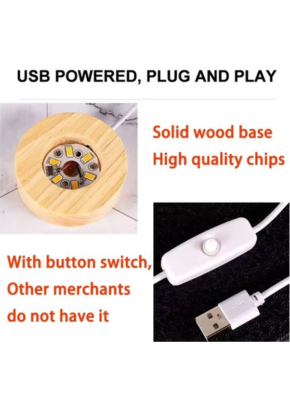 Özel Tasarım Işıklı Ahşap Kaideli Dolunay Cam Küre ve Anahtar Seti modelleri