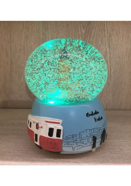 Büyük Boy Işıklı Müzikli Otomatik Kar Küresi, Galata Kulesi Tasarımı fiyatları