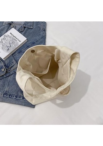 Kuromi Desenli Krem Rengi Kanvas Kumaş Çanta modelleri