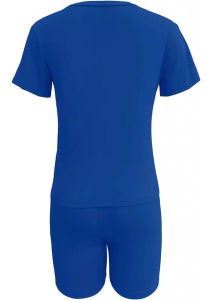 Kadın Kısa Kollu Çapa Baskılı Viskon Ikili Takım indirimleri