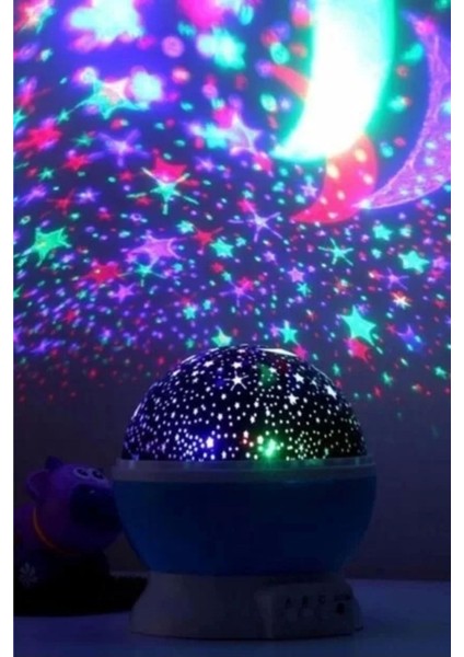 3x Kalemli, 5V Yıldız Yansıtmalı Küre Gece Lambası, Beyaz, Şık ve Işıltılı fiyatları