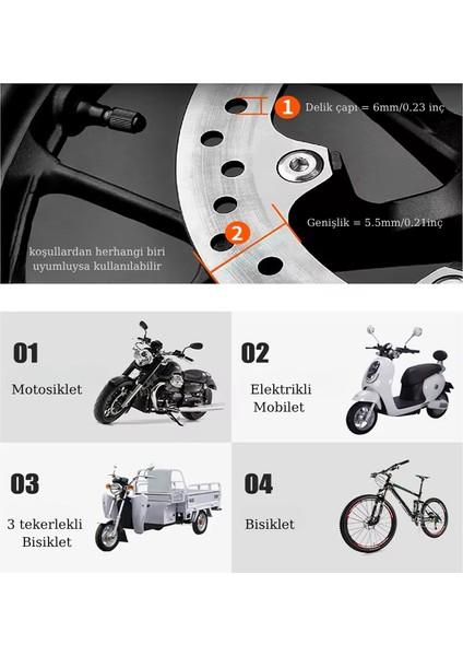 Alarmlı Motorsiklet Disk Fren Kilidi Motosiklet Scooter Bisiklet Atv Için Sesli Güvenlik Alarmı indirimleri