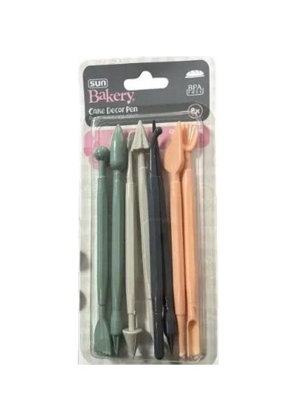 Marzipan Set Şeker Hamuru Şekillendirici 8 Parça fiyatları