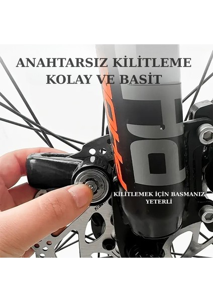 Motosiklet Disk Fren Kilidi Dağ Bisiklet Anahtarlı Kilit Alaşım Dövme Çelik fiyatları