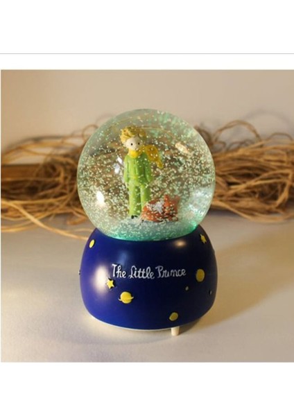 Lacivert Küçük Prens Küre, Şık ve Dekoratif Küçük Prens Temalı Küre.