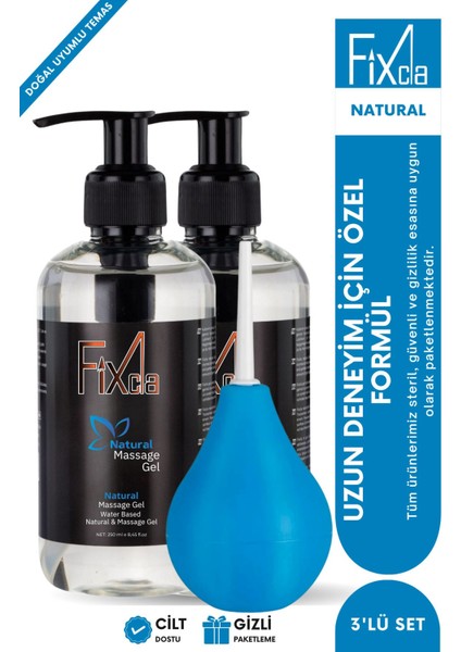 Doğal Uyumlu Jel 2X250ML ve Temizlik Pompası – Su Bazlı Yağsız Formül, Hijyen ve Uzun Deneyim Odaklı Avantajlı 3’lü Hijyen Seti – Uzun Deneyim Etkisi