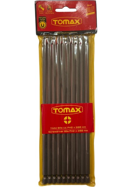 Yıldız Bits Uç PH2X200 1 Paket 10 Adet