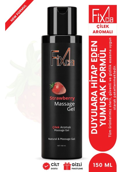 Çilek Aromalı Kayganlaştırıcı Jel 150 ml