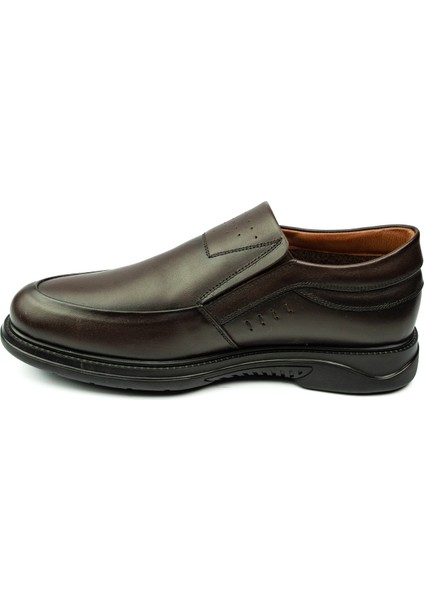 5021 Kahverengi Deri Mokasen Erkek Günlük Ayakkabı modelleri