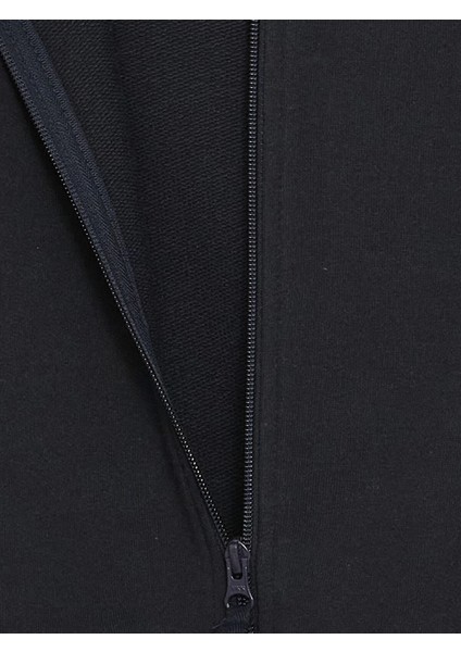Lcw Kids Lacivert Kolej Yaka Uzun Kollu Basic Erkek Bebek Fermuarlı Sweatshirt modelleri