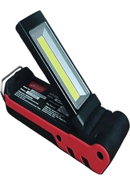 Büyük Şarjlı Açılı Led Fener 4400 Mah El Feneri