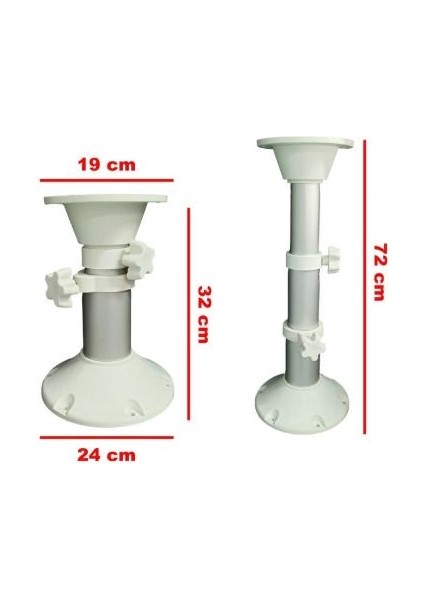 Teleskopik Masa Ayağı 3 Kademeli fiyatları