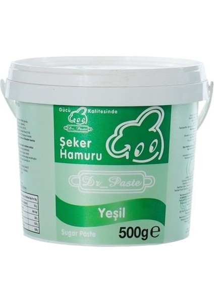Şeker Hamuru 500 gr - Yeşil