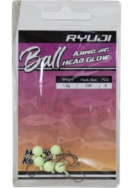 Ball Ajing Glow #10 Jig Head Ağırlık (Gr) : 1,5gr fiyatları
