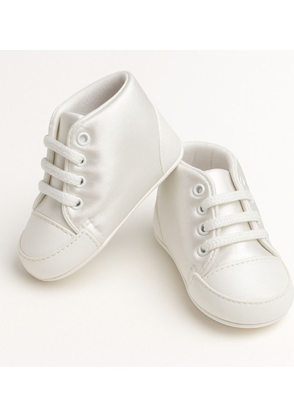 Parlak Saten Bebek Patiği 0-12 Ay 18-19 Numara