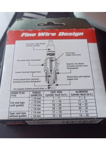 37284 Msd Iridyum Bujiler - 14 mm - 0,866 Inç Erişim - Conta Yuvası - 4'lü Paket fırsatları
