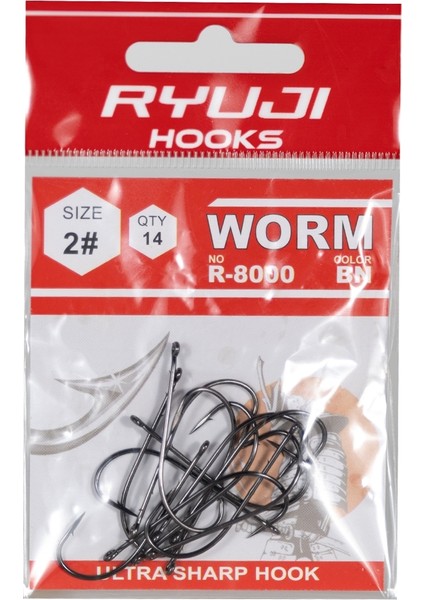 R-8000 Worm Black Nickel Iğne Iğne No : 1-0 fiyatları