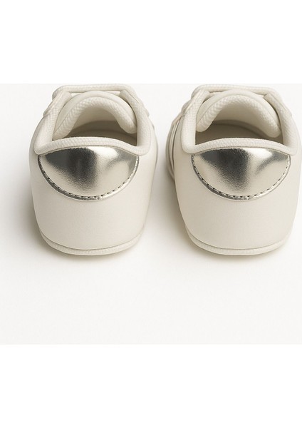 Şık Çizgili Kız Bebek Patiği 18-19 Numara modelleri