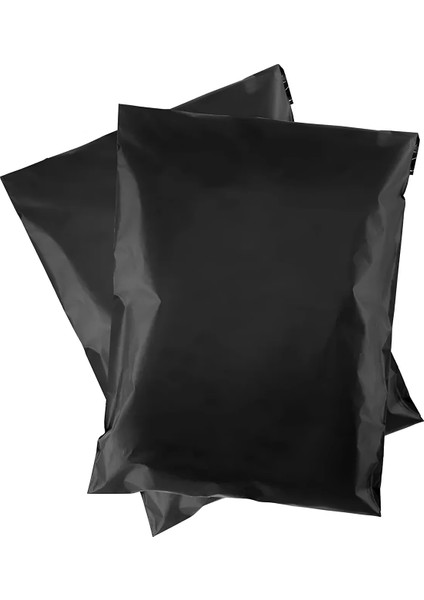 45X55+5CM Lüx Mat Siyah Cepsiz Kargo Poşeti fırsatları