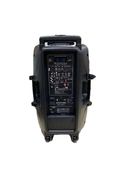 PA-8815EE 15" Taşınabilir Bluetooth Amfi Sistemi + 2 Kablosuz El Mikrofonu fırsatları