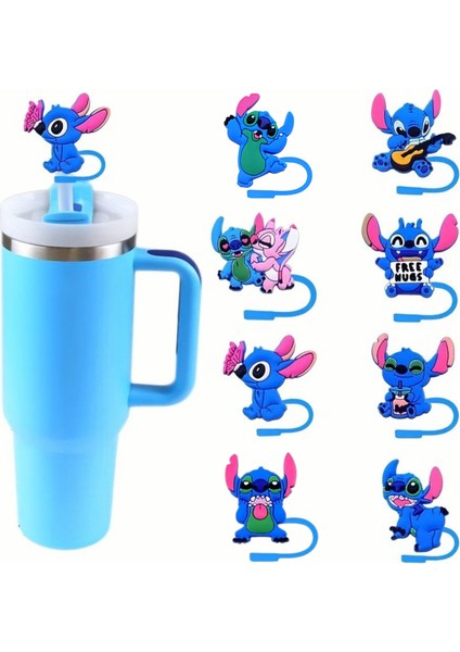 Termos Pipet Koruyucu 2 Adet Stitch Pipet Koruyucu Silikon Pipet Kılıfı Pipet Tıpası fırsatları