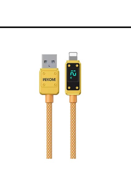 Wekome Hızlı Şarj Kablosu Tip C Yıldırım Telefon Şarj Kablosu Pd 20W Dijital Ekran Veri Kablosu iPhone iPad Için Pro fiyatları