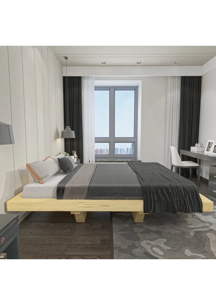 Doğal Çift Kişilik Yetişkin Karyola Yatak Naturel Ağaç fiyatları