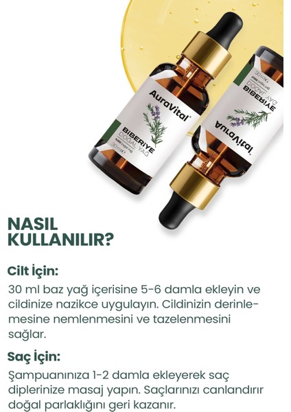 Biberiye Yağı %100 Saf ve Doğal 30 ml fiyatları