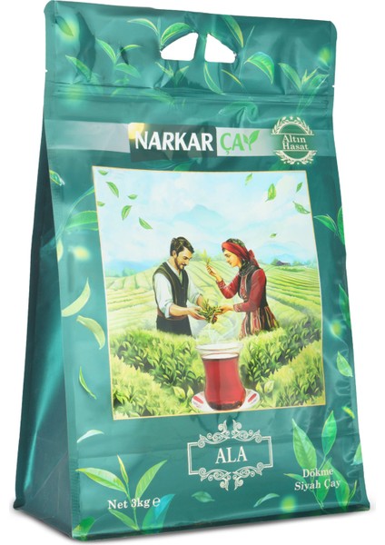 Narkar Çay Ala Dökme Çay 2 X 3 KG (YENİ AMBALAJ !!!)