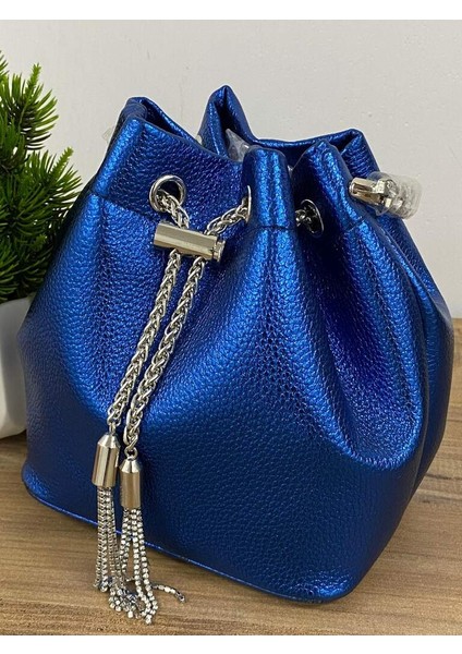 0000058 Düğün,nişan,abiye,makyaj Çantası Püskül Detaylı El Çantası