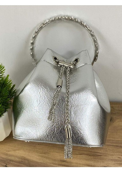 0000058 Düğün,nişan,abiye,makyaj Çantası Püskül Detaylı El Çantası indirimleri