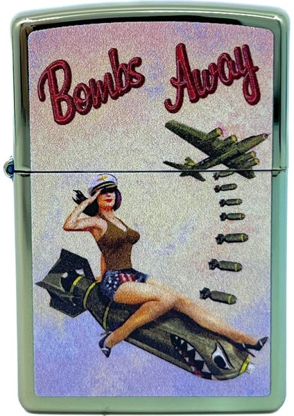 Bombs Away Dizayn Çakmak Premium Tasarım Metal Malzeme ile Hediye Seçeneği