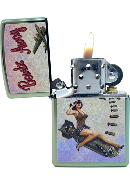 Bombs Away Dizayn Çakmak Premium Tasarım Metal Malzeme ile Hediye Seçeneği modelleri