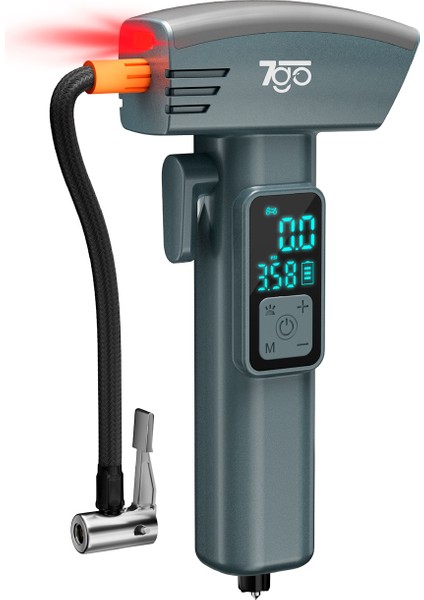 7A1 Hava Pompası | 150 Psı Ultra Basınç | 4000MAH Batarya | LED Işıklı & LCD Ekranlı Taşınabilir Kompresör fiyatları