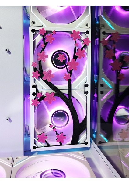 Sakura Çiçeği 120X240 mm Oyun Pc Aksesuarı, Masaüstü Bilgisayar Fan Kapağı fiyatları