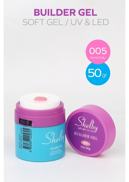 05 - 50 Gr. Pompalı Soft Buılder Gel