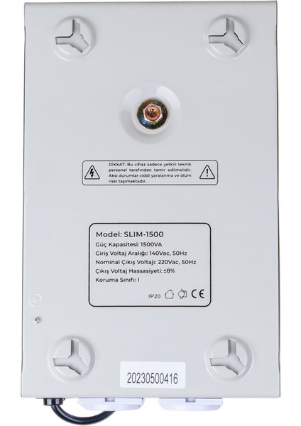 SLIM-1500 Otomatik 1500 Watt Voltaj Kombi Regülatörü modelleri