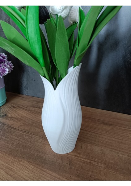 Ev ve Ofis Için Dekoratif Vazo, 3D Baskı Modern Tasarım Lale Vazo modelleri