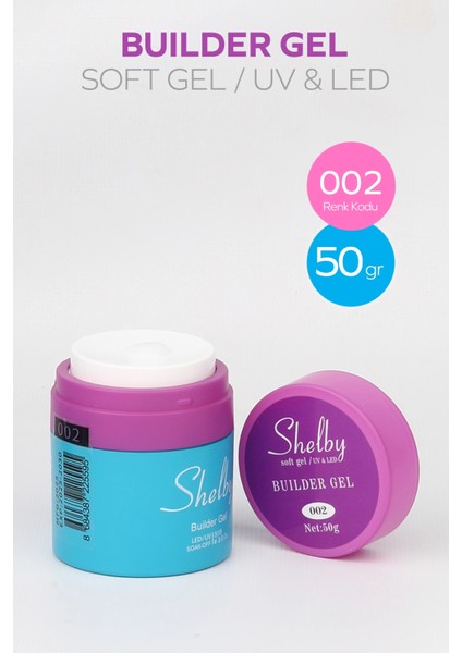 02 - 50 Gr. Pompalı Soft Buılder Gel