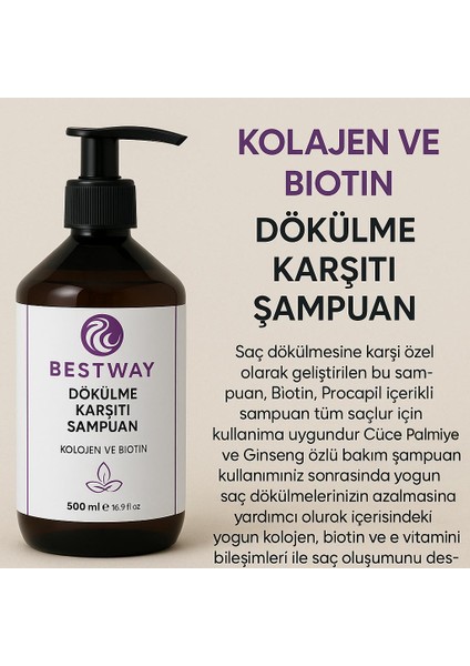 Kolojen ve Biotin Şampuan modelleri