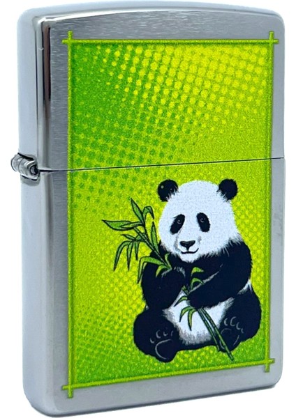 Panda Bear Sitting With Bamboo Dizayn Çakmak fiyatları