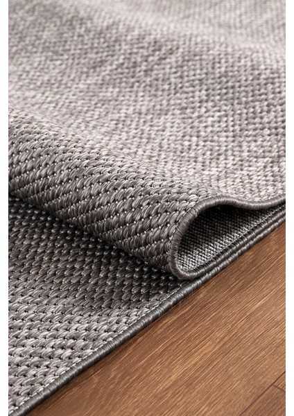 Elit Premium Sisal Jut Halı 1016 - Antrasit Hasır Dokuma